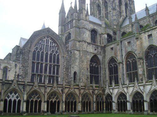 Canterbury Cathedral from the Cloisters