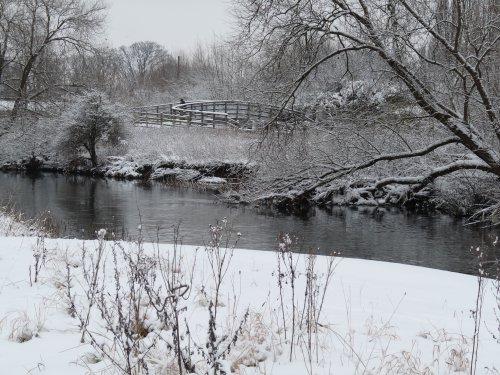 Winter wonderland in Watermead Country Park