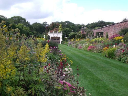 Arley Hall, Northwich, Herbaceous Borders.
