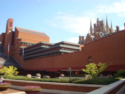 British Library and St Pancras spires