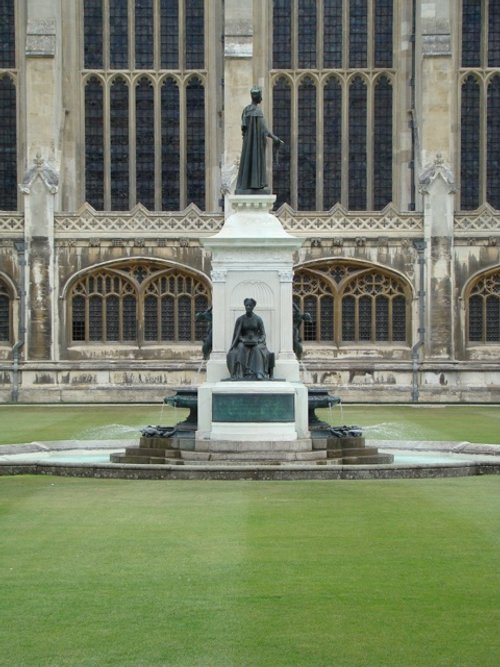 Outside King's College, Cambridge