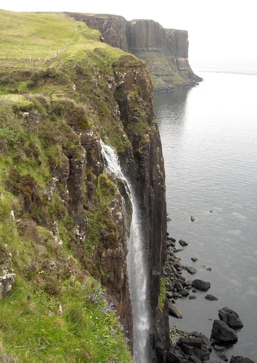 Kilt rock waterfall