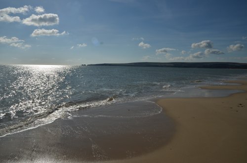 Studland Bay towards Old Harry