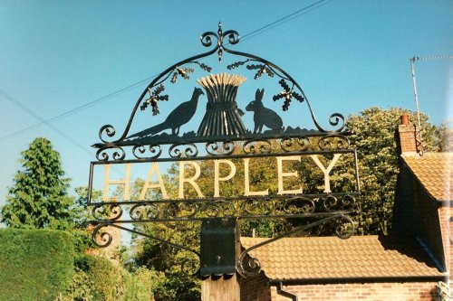 Harpley Village Sign