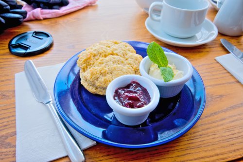 Cream Tea at St Ives, Cornwall