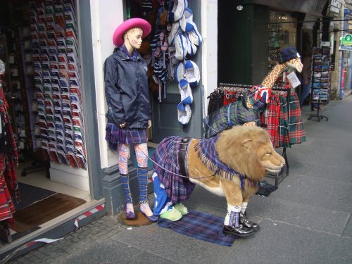 The Royal Mile scene