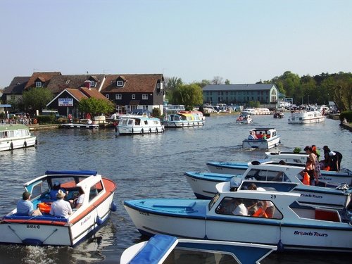 The Norfolk Broads at Wroxham