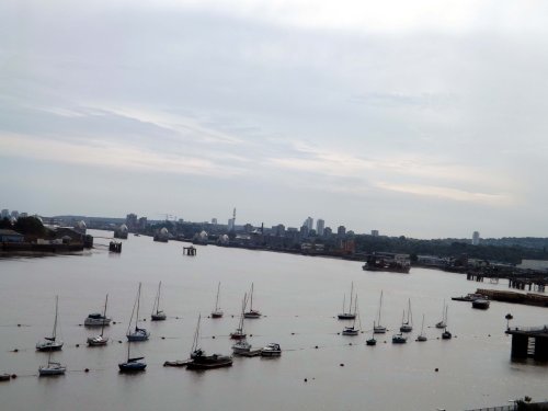 View from Emirates Airline, Greenwich Penisula, London