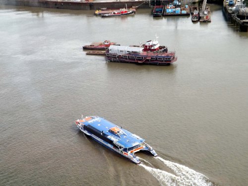 View from Emirates Airline, Greenwich Penisula, London