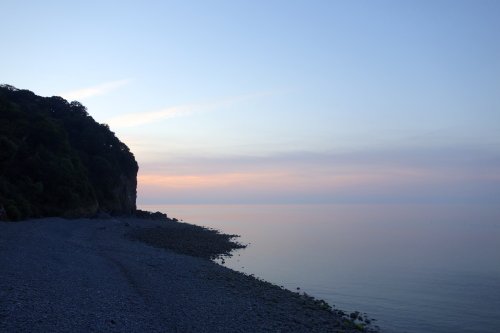 Twilight on Clovelly, Devon