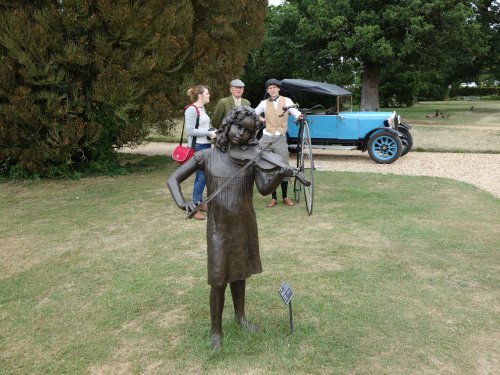 A sculpture near the Palace House