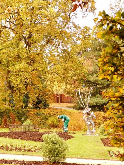 Caldecott Park in Autumn, Rugby