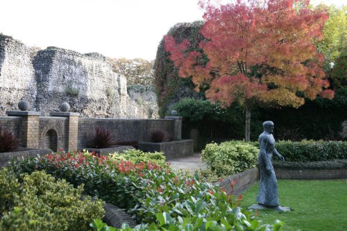 The Frink Statue near the Abbey Ruins, Reading