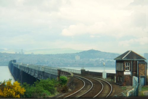 The Tay Railway Bridge at Wormit