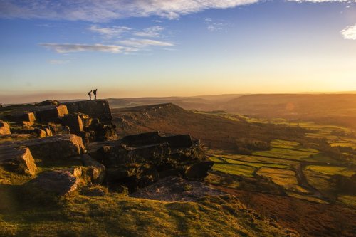 Sunset on Curbar Edge 1