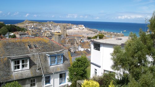 St Ives from the hill 