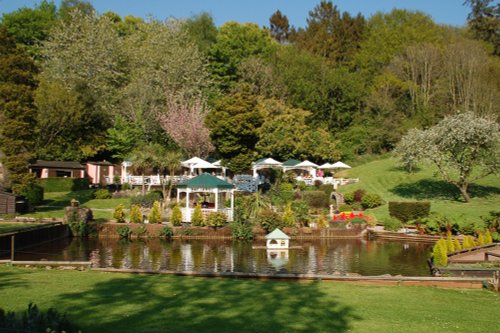 Cockington village in Devon  Over the pond