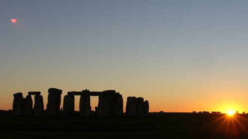 Stonehenge at dusk