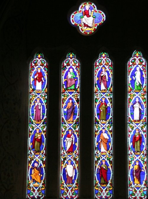 Castle Combe - St. Andrew Church - Stained Glass Window - 2008