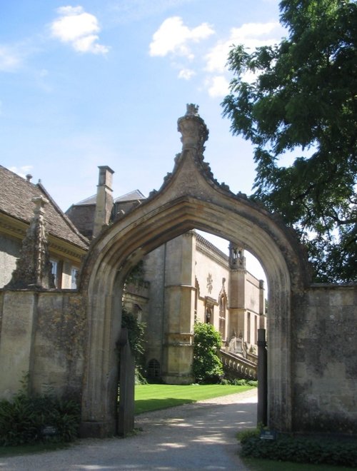 Lacock Abbey Entrance (2) - July, 2008