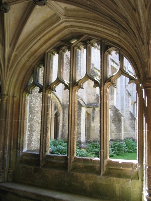 Lacock Abbey Cloister (1) - July, 2008