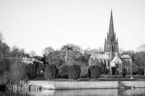 View over the water at Clumber Park