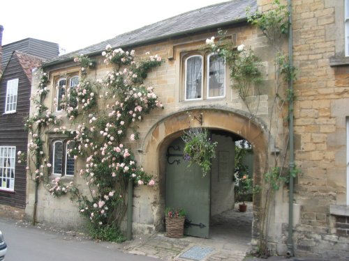 Lacock - King John Garden Tea Room Entrance - June, 2003