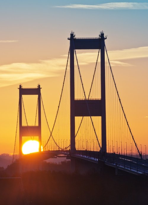 Severn Bridge M48 Sunrise, Chepstow