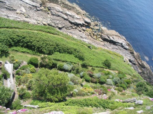 St. Michael's Mount. View of Cliffside Gardens June 2003