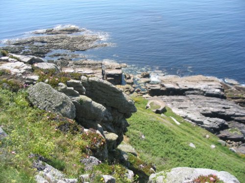 St. Michael's Mount. View of Bay and Rocks June 2003