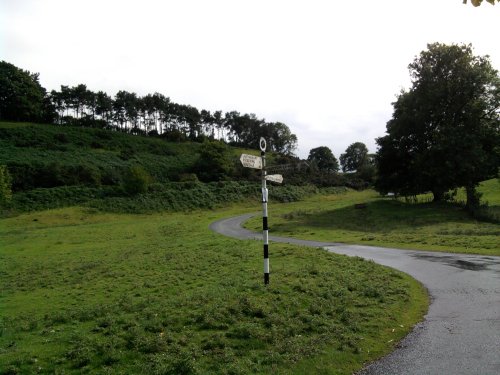 At the crossroads Hutton Le Hole, North Yorks