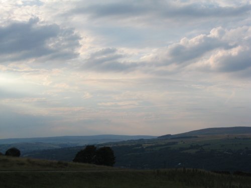 View of Ilkley - Across from Cow and Calf