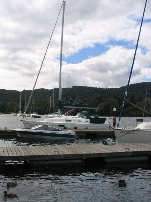 Boats on Lake Windermere - August 2007