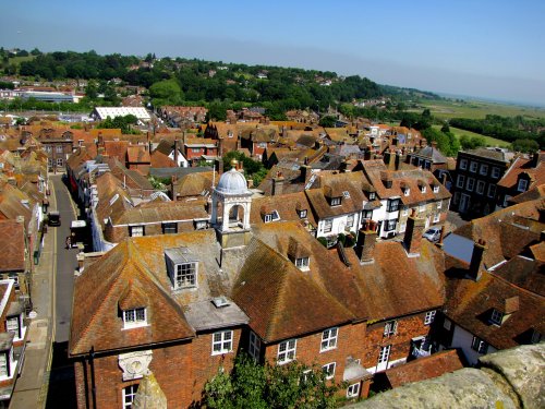 View from Rye church