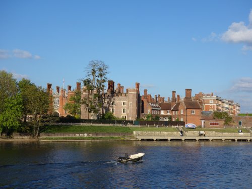 Hampton Court Palace across the Thames