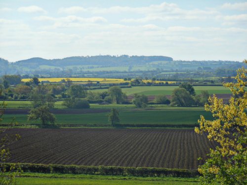 View across the countryside from Draycote water