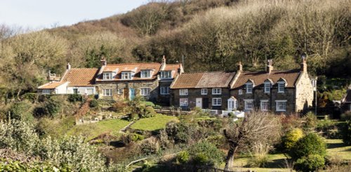 Cottages at Sandsend, North Yorkshire