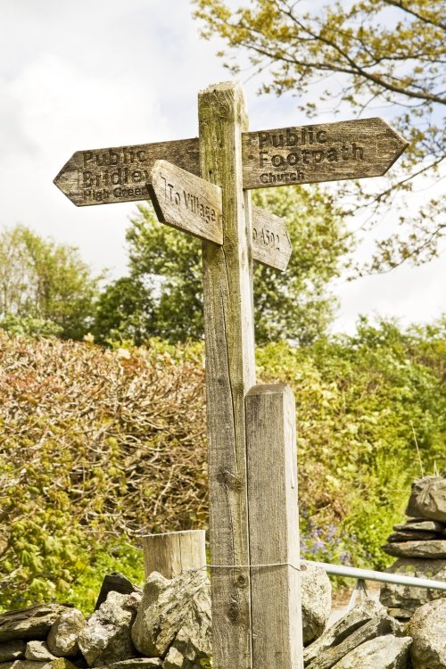 Troutbeck signpost