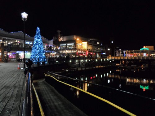Cardiff Bay by night