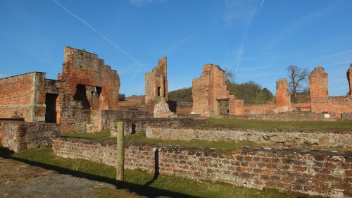 The ruins of Lady Jane Grey 16th Century home.