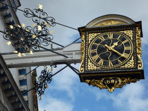 Guildford Guildhall ancient clock, 24th February 2015