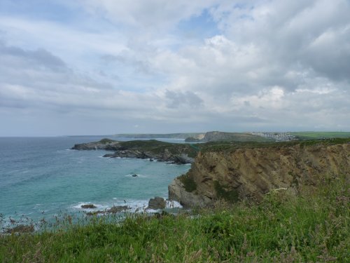Cliffs Near Newquay, Cornwall