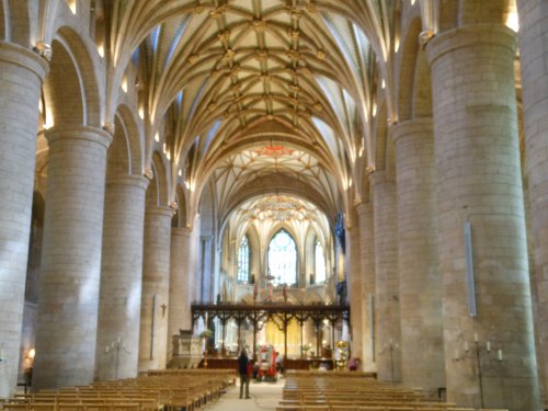 Tewkesbury Abbey Interior, Tewkesbury, Gloucestershire