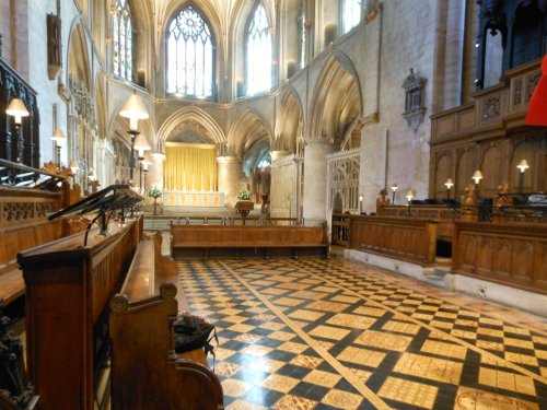 Tewkesbury Abbey Interior, Tewkesbury, Gloucestershire