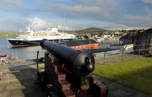 Lerwick harbour from Fort Charlotte