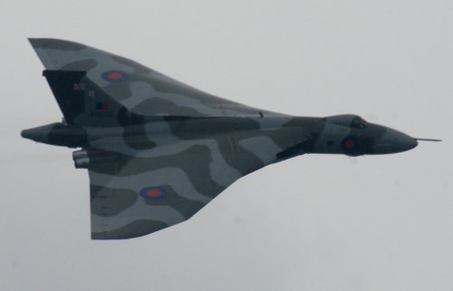 Avro Vulcan over RAF Menwith Hill, Harrogate