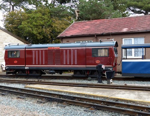 Ravenglass & Eskdale railway - Douglas Ferreira at Ravenglass