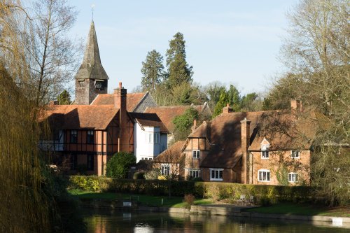 View of Whitchurch-on-Thames from the Toll Bridge
