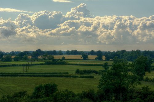 Stormy Clouds, Hillesden, Buckinghamshire