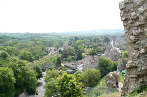 The village of Corfe Castle, in Dorset